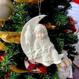 Department 56 Vintage👼Snowbabies “Rock-A-Bye Baby” Ornament